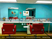 Tablet Screenshot of madcapssalon.com